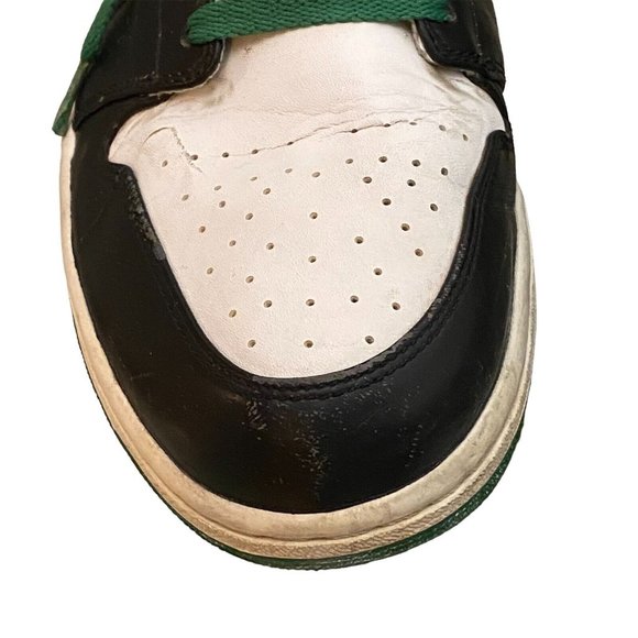 2009 Air Jordan 1 Retro High Boston Celtics 332550-101 Men's Size US 13 Sneakers - Picture 3 of 9
